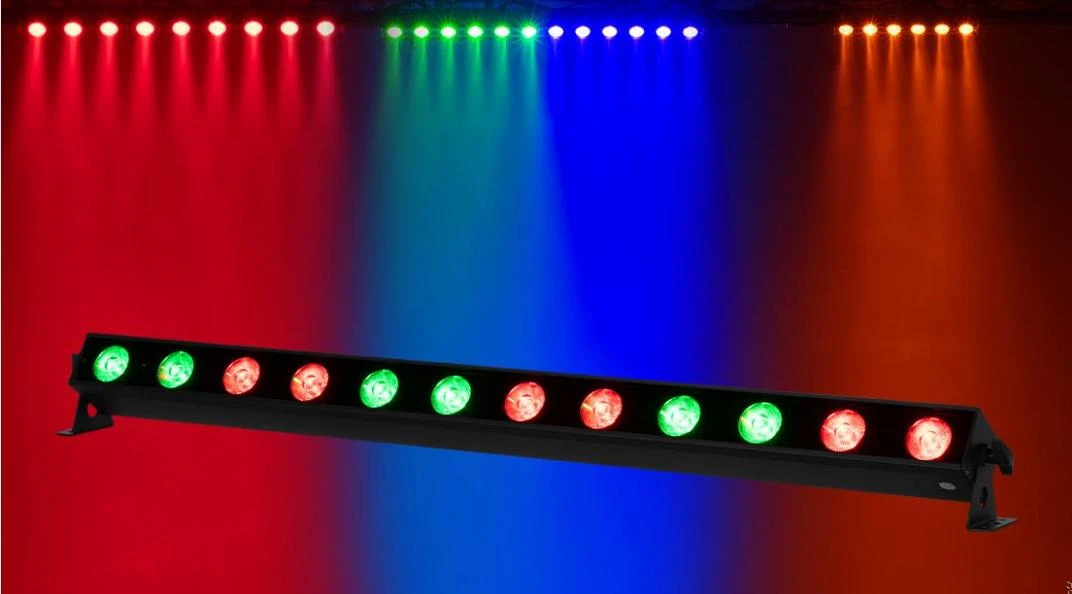 LED par lights and wash lights providing colorful DJ stage illumination LED par lights and wash lights providing colorful DJ stage illumination