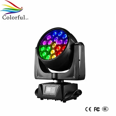 Waterproof 19PCS 40W RGBW Bee Eyes Zoom Moving Head Light