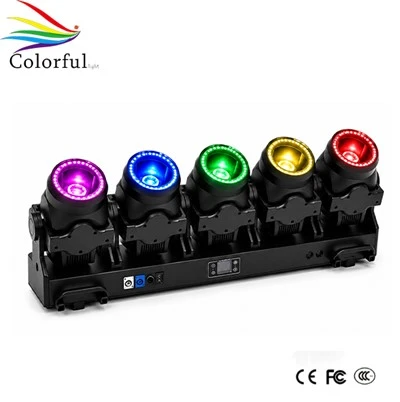 Waterproof LED 5x120W Tornado Moving Head Light with Ring